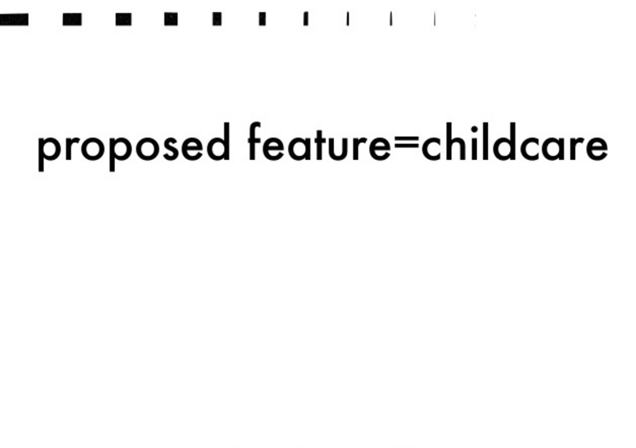osm childcare proposal