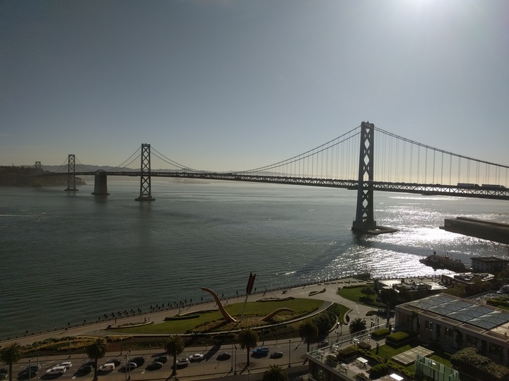 The Bay and Embarcadero from the office