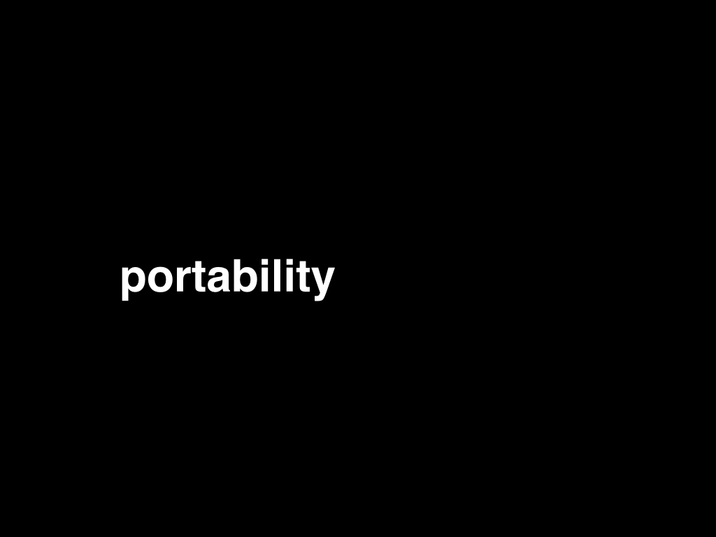 portability
